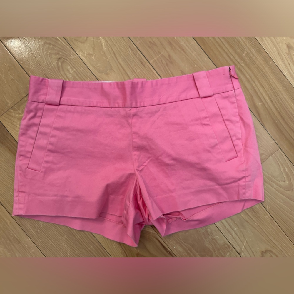 J Crew size 6 shorts , pink !